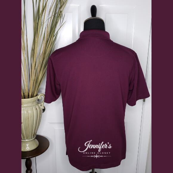 3/$25 Grand Slam Men's Deep Purple Golf Polo Shirt Size Large - Picture 5 of 8